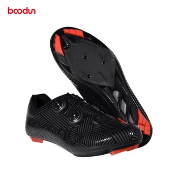

Boodun Men Pro Road Cycling Shoes Breathable Bike Shoes Auto-Locking Athletic Racing Bicycle Shoes Sneakers Sapatilha Ciclismo