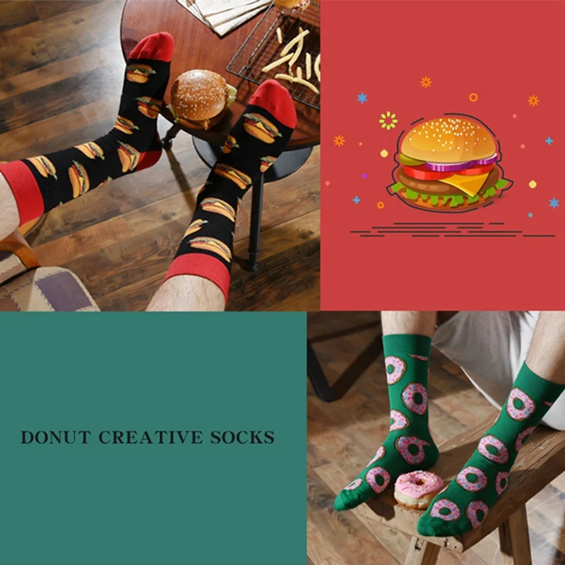 

Cycling Running Sports Casual Socks Printed Anti-slip Breathable Cotton Hosiery Outdoor Footwear Accessories