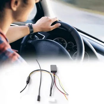 

For Toyota Camry Corolla Reitz Corolla Highlander Vios For iphone 7 8 x AUX line + music"