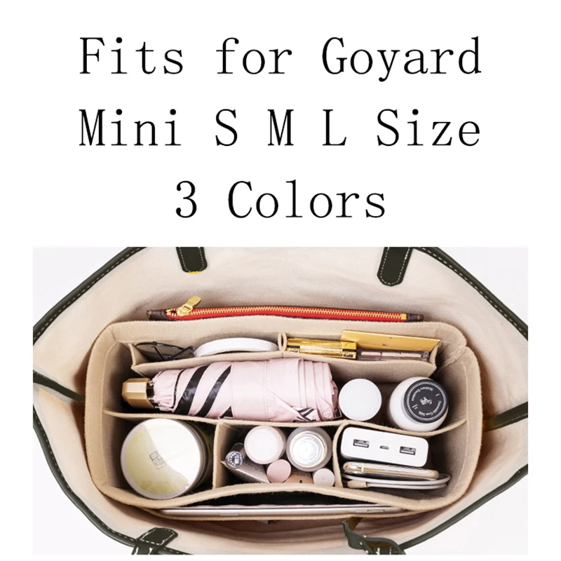 

Women Insert Bag Organizer for Tote Makeup Handbag Organizer Travel Inner Purse Portable Cosmetic Totes Inside Large Bags