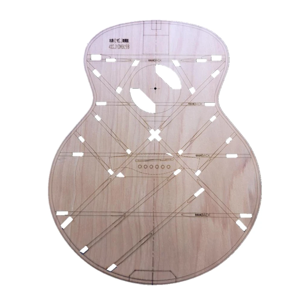 

41inch Wooden SJ Type Barrel Body Template Guitar Making Mold Luthier Tool