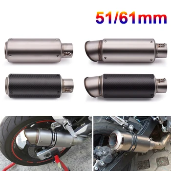 

51mm 60mm Motorcycle pipe exhaust with DB killer Exhaust Pipe Muffler For KTM 250EXC-F SIX DAYS 300 XC-W EXC XC 350 SX XC -F F-W