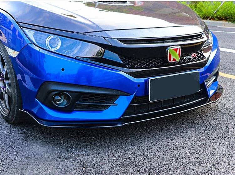 Для Honda Civic Body kit спойлер- для Civic S ABS задний спойлер передний бампер диффузор защитные бамперы