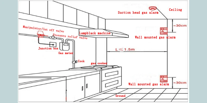 gas detector 16