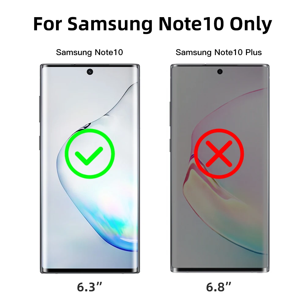 Высокотехнологичный УФ клей экран протектор для Samsung Galaxy Note 10 закаленное стекло