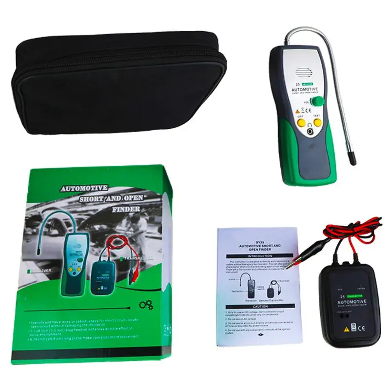 

DY25 Automotive Short&Open Circuit Finder Tester Cable Tracker Automotive Repair Tool Cable Wire Tracker Diagnose Tracer Diag