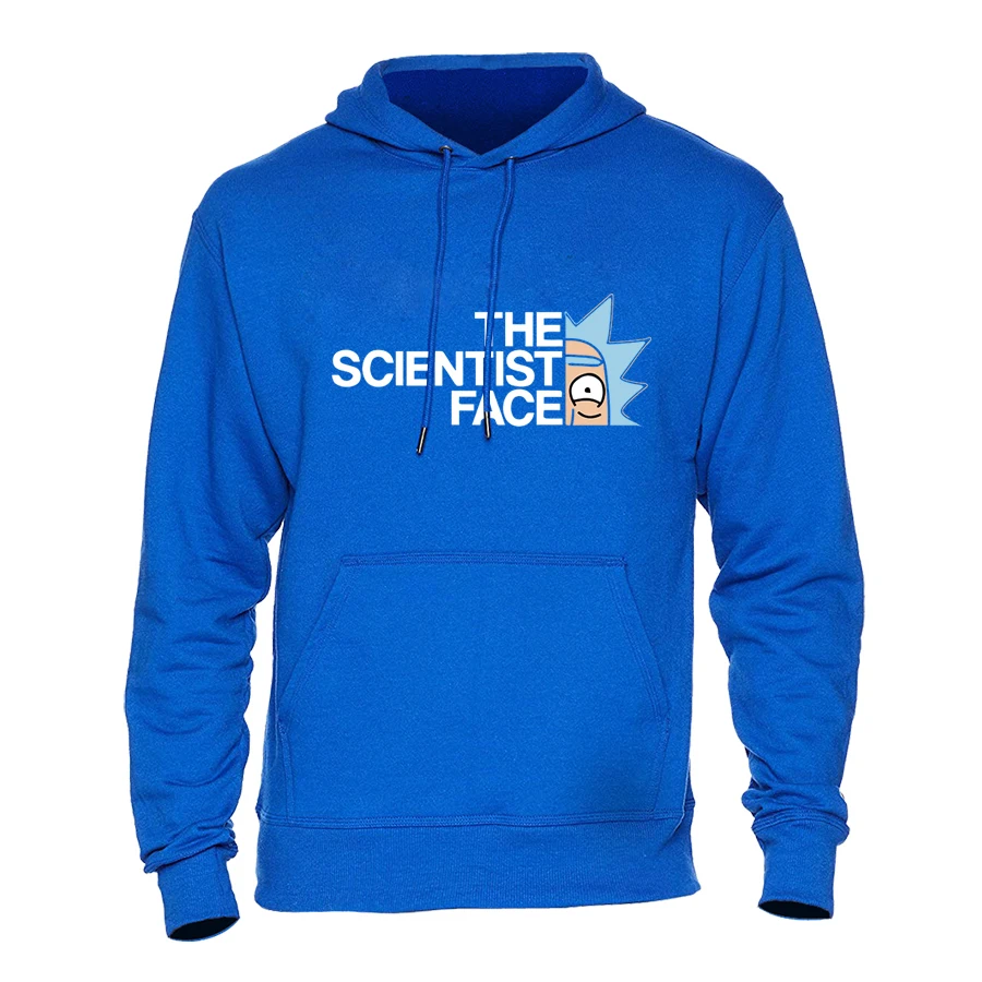 

2019 New The Scientist Face Hoodie Rick And Morty Hoody Sweatshirts Men's Hoodies Cotton Casual Coats Fleece Leisure Lil Peep