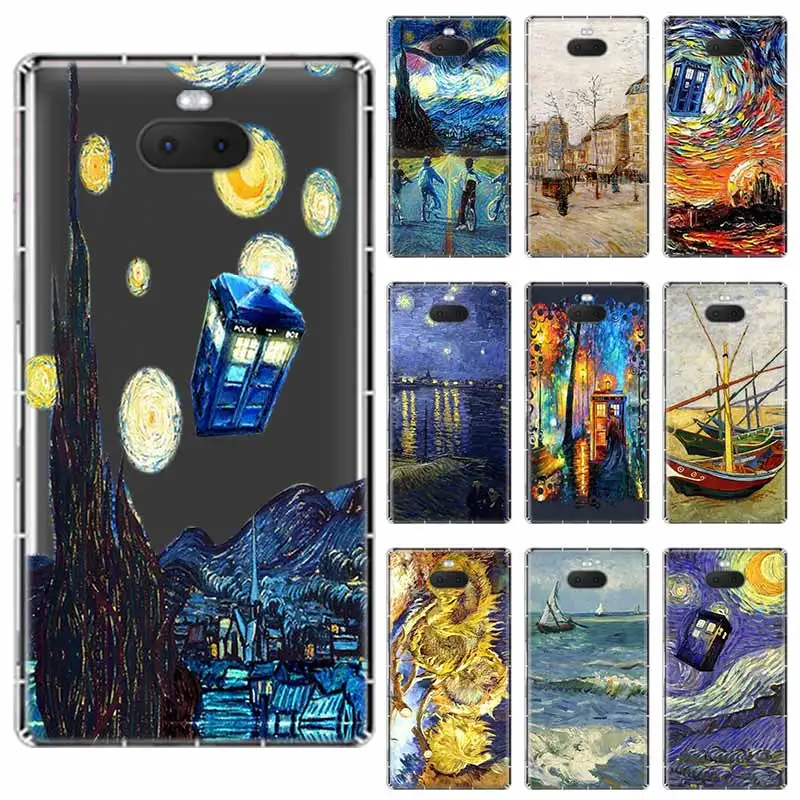 Ван Гог кружка Винсента кто искусство Мягкий ТПУ чехол для Sony Xperia X XA XA1 XA2 XA3 XZ XZ1 XZ2