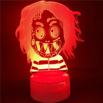 

Alarm Clock Base for Fans Nightlight Touch Sensor Colorful with Bright Base LED Night Light Decoration for Bedroom Kids Gift