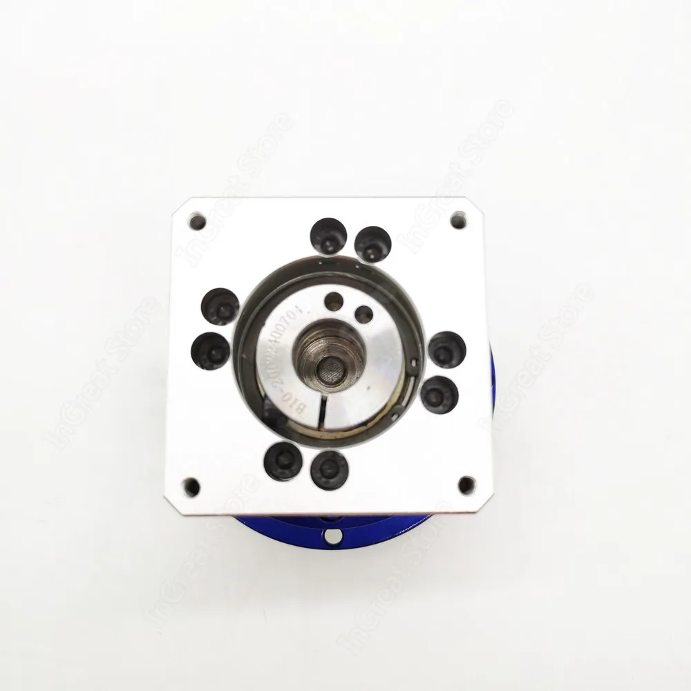 35:1 Ratio 8mm Input Flange output planetary gearbox reducer helical gear Rotating platform for NEMA23 57mmFlange stepper motor |