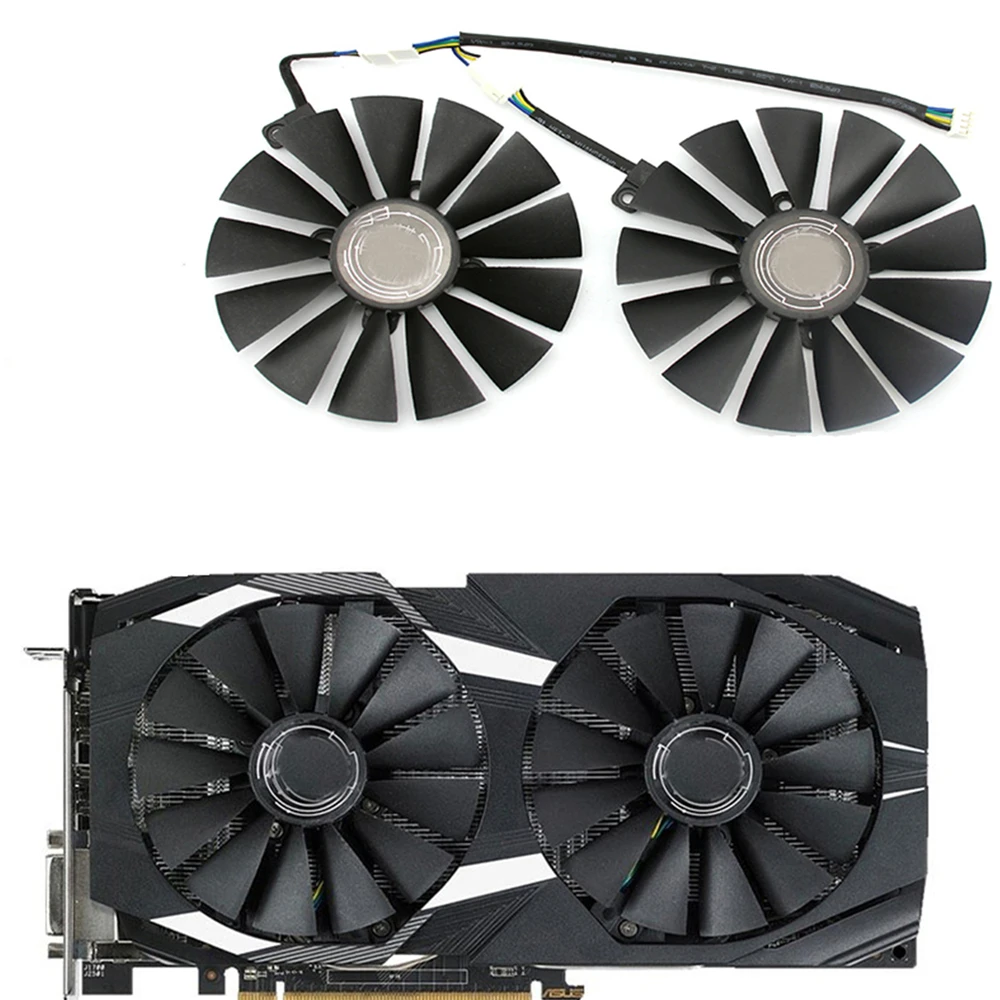 Прочные заменяемые вентиляторы для видеокарты 4PIN Охлаждающие ASUS аксессуары