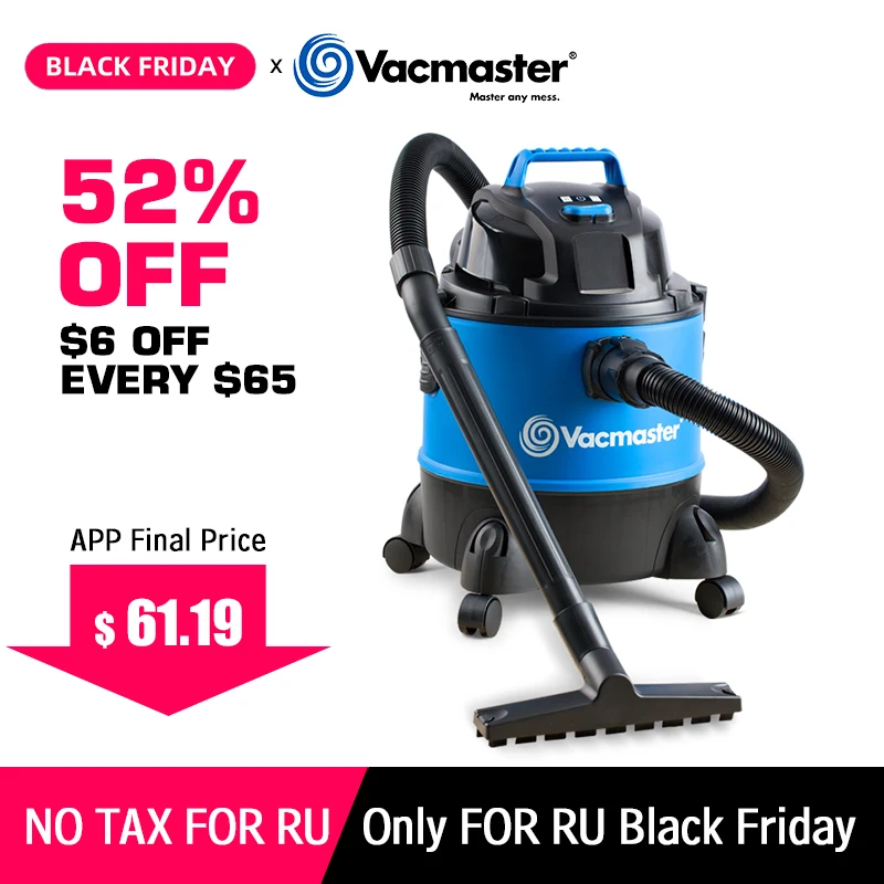 

Vacmaster Wet and Dry Vacuum Cleaner | Multi Purpose 20L Wet Dry Vac with Blower for Home, Garage & Work VQ1220
