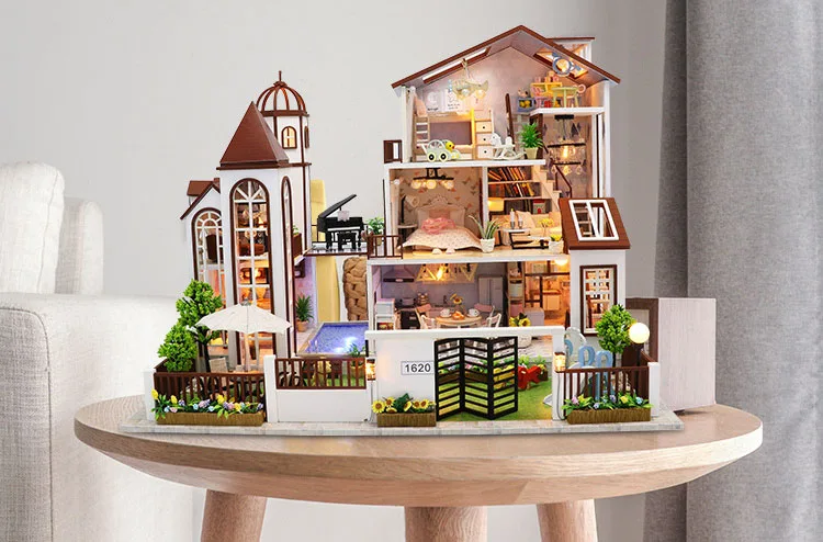 Love You All The Way DIY Miniature Dollhouse Kit
