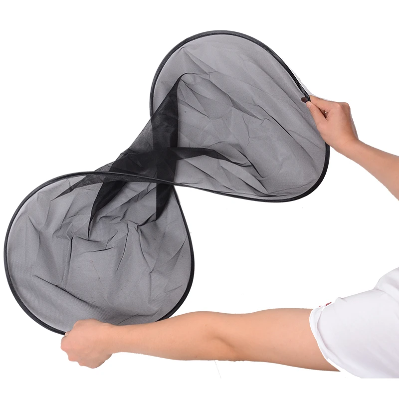 1pc Universal Mesh Nylon Car Rear Window Sunshade With Powerful Suction Cup Sun Visor Screen Sunshade Auto Curtain 100x50cm