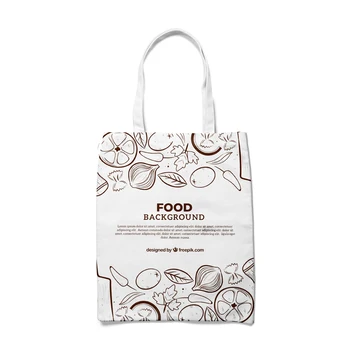 

Women Canvas Bag Vegetable And Fruit Reusable Shopping Bag Female Eco Tote Fabric Bag Large Women's Bag