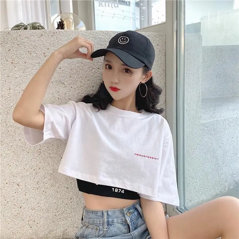 Women Tracksuit 2 Piece Set Hip Hop Crop Top Pants Fashion Female Casual Sports Harajuku Style Two-piece Suit Women Tops