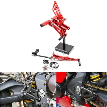 

Adjustable Racing Motorbike Rearset Footrests Pegs For TRIUMPH DAYTONA 675R 2006-2012 DAYTONA 675 2011-2013