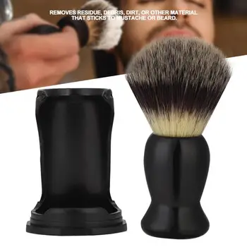 

Professional Black Acrylic Shaving Brush Holder Support Beard Brush Shaving Tool n