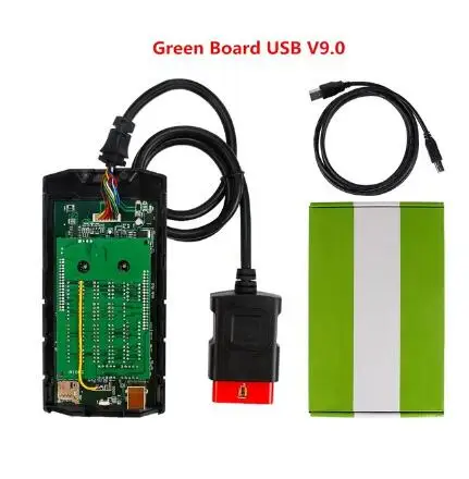 Автомобильный диагностический инструмент для грузовиков, Bluetooth/USB, одиночный/двойной зеленый PCB OBD2 сканер, реле. R3/. R1 со сканером Keygen VCI - Цвет: Серый