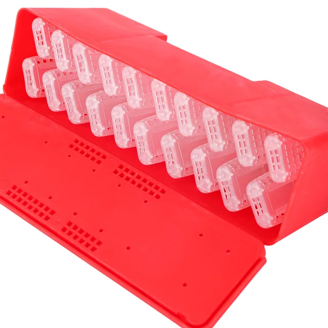 20 Pc -K Méhészeti Eszközök Új Stílusú Méh Ketrec Átlátszó Színű Műanyag Király Queen Tenyésztő Fogoly King Menekülési Doboz - Image 5