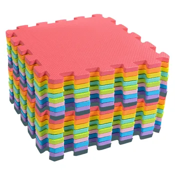 

Environmentally Kids Play Mat Multi-Color Puzzle Excise Mat EVA Foam Floor Safe Playmat Jigsaw Baby Educational Soft Mat