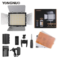 YongNuo YN300 III YN300III 3200k-5500K CRI95 Camera Photo LED Video Light Optional with AC Power Adapter NP750 Battery Stand KIT 2
