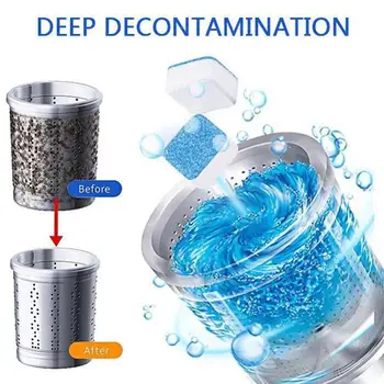 

10pcs Washing Machine Cleaning Sheet Household Cleaner Descaler Deep Cleaning Remover Deodorant for Washing Machine