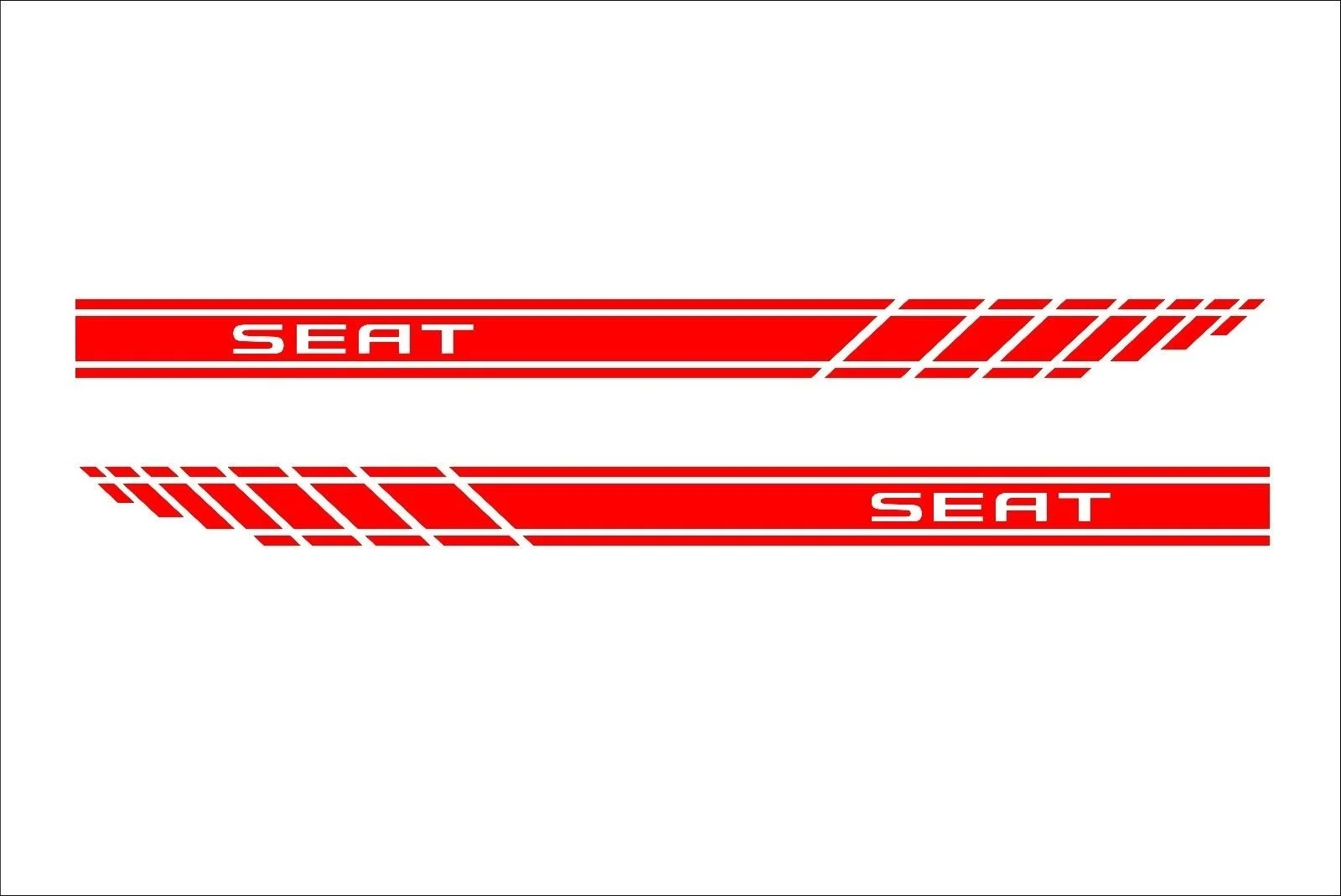 Для 2 шт./пара SEAT 2x Racingstreifen Aufkleber Наклейка на тело виниловая наклейка Ибица Леон altea arosa