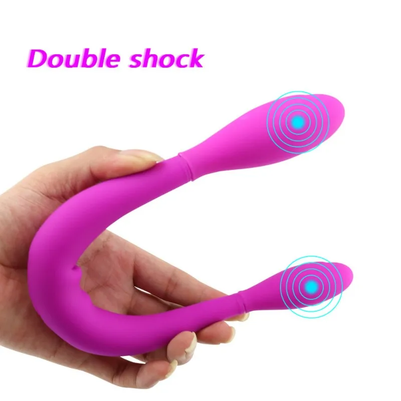 Двойной фаллоимитатор вибратор Стимулятор клитора Вибраторы для лесбиянок