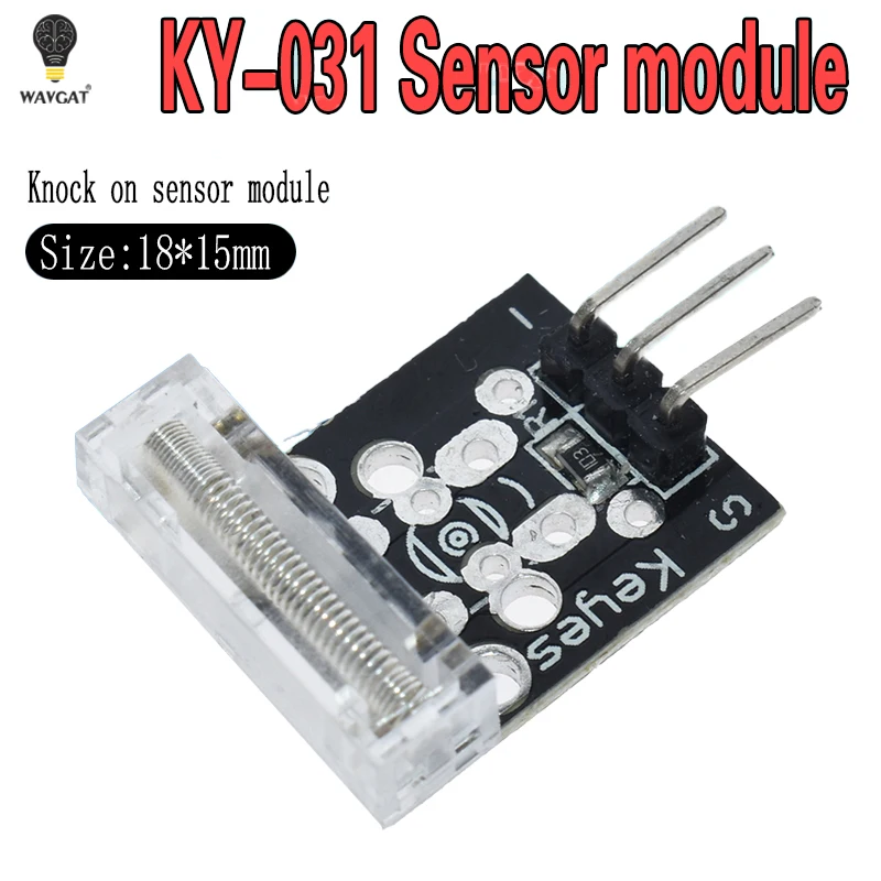 Knock Sensor Module for Arduino 3pin KY 031 Percussion Knocking Knock ...