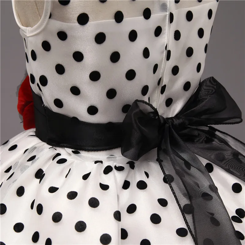 Нарядное платье принцессы для костюмированной вечеринки для детей от 3 до 10 лет; костюм для вечеринки на Хэллоуин; рождественское платье для маленьких девочек; одежда со снежинками для девочек