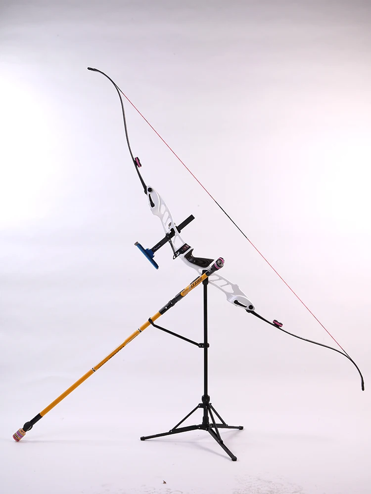 Bicaster Edelstahl Heavy Duty Bogen Stehen Automatische Faltbare für Recurve Bogen Longbow Takedown Bogen – Detail 10