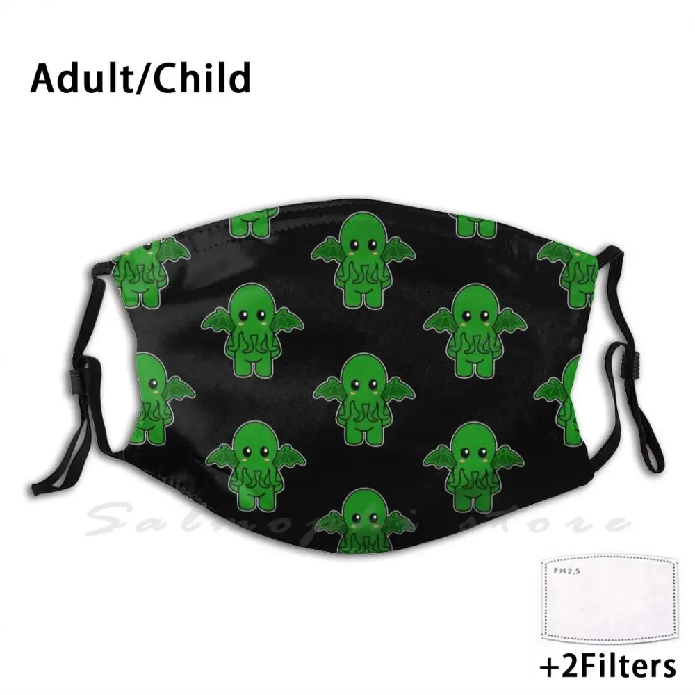 Маска Cthulhu Cute Kawaii Chibi ужас Хэллоуин Монстр морской океан щупальца осьминог
