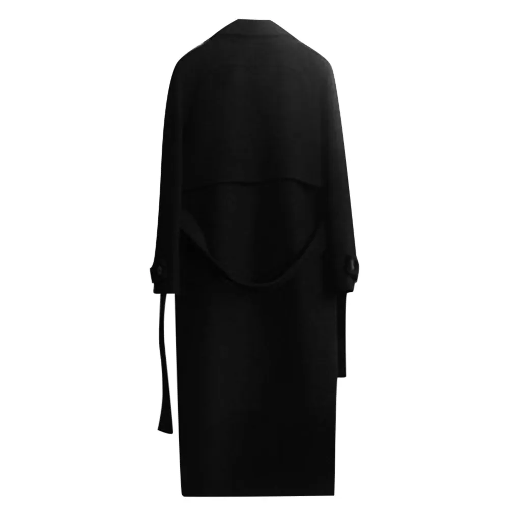 Женская одежда, куртки& пальто& Смеси, повседневное однотонное осеннее пальто для женщин, большой размер, длинное зимнее пальто размера плюс, шерстяное пальто# J30