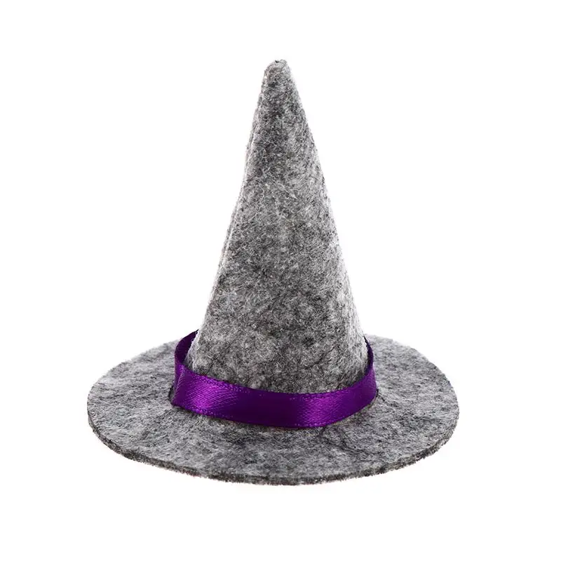 UKCOCO 12 pezzi Mini Cappelli Da Strega In Feltro Mini Cappelli Conici