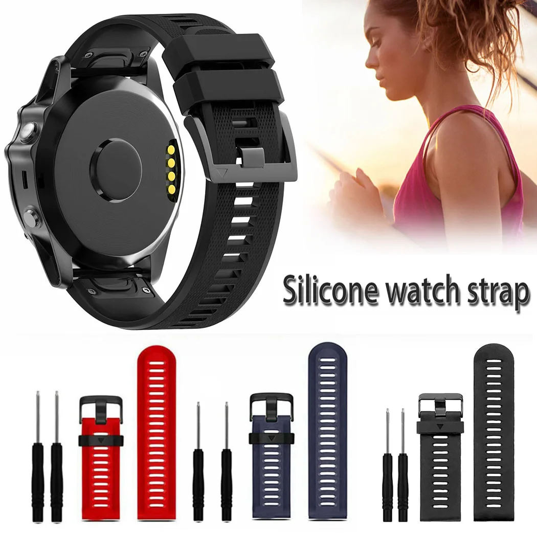 Прочный и термостойкий силиконовый браслет для Garmin Fenix 3 Fenix 3 HR 15