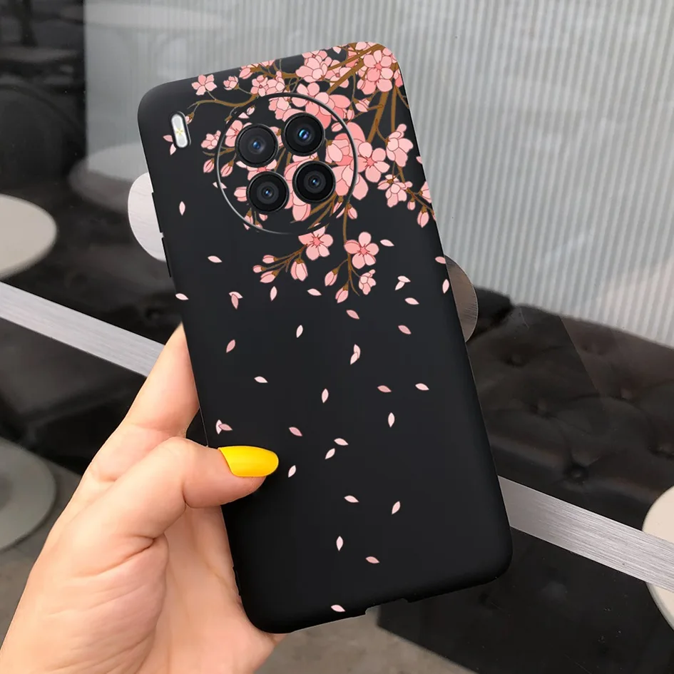 wallet cases For Huawei nova 8i 4G Case Lovely Cow Pig Pets Cartoon Soft Cover For Huawei Nova 8i 2021 Coque nova8i 8 i Honor 50 Lite Housing phone dry bag