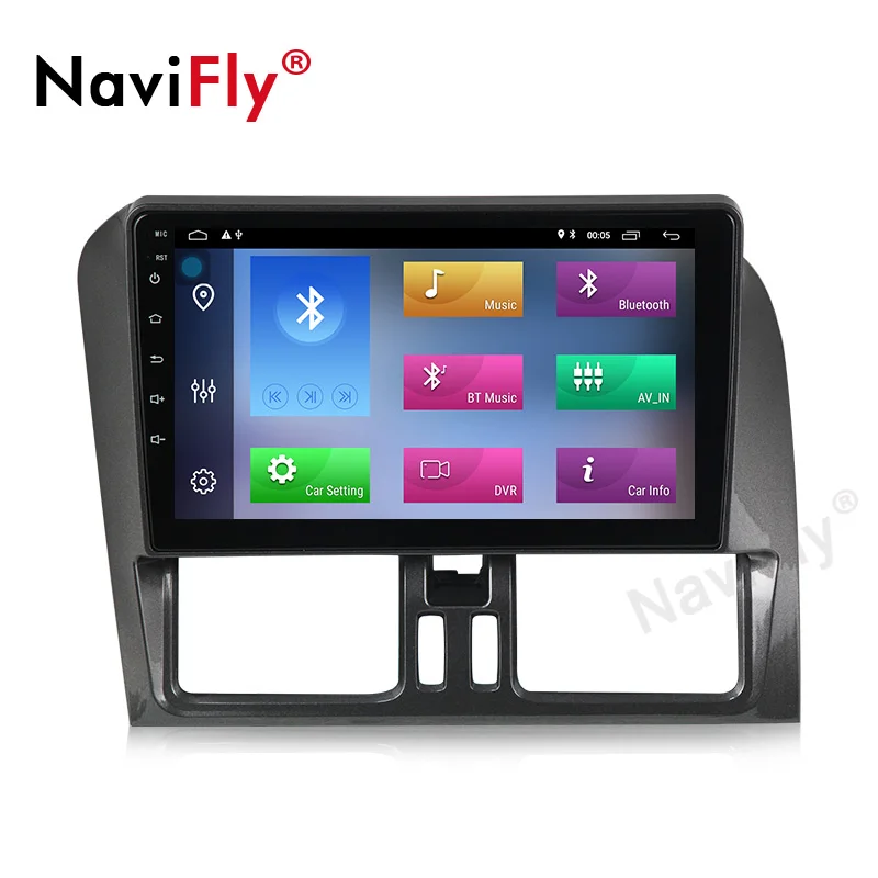 Perfect NaviFly Car Multimedia player for Volvo XC60 2010 2011 2012 Left Steering Wheel Stereo Radio with Wifi RDS GPS Navi 1024*600 HD 1