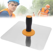 Aluminium Trowel Mortar Board Holder Construction with Handle Plastering Tool HUG-Deals