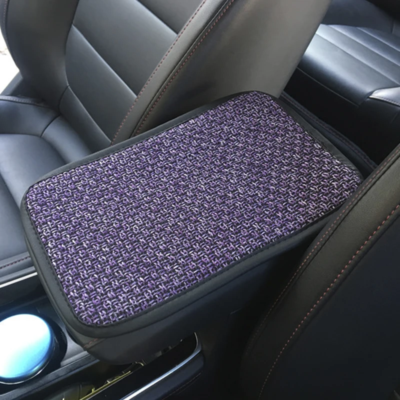New Car Armrest Mat Box Cover Auto Arm Rest Covers Storage Cars Storage