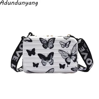 

Trolley small bag female 2020 new personality creative luggage shoulder bag women mini cell phone bag