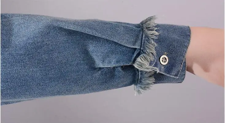 NYFS 2024 New Spring Autumn Woman Dress Loose Korea Denim Dress Vestido de mulher Robe Dresses