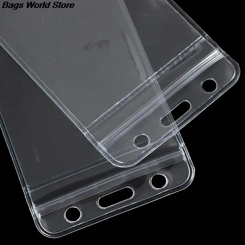 Vertical Transparent Vinyl Plastic Clears ID Card Bag Case Badge Holder Accessories 10Pcs/lot wallet card holder card holder credit card holder credit card wallet card wallet id card holder id card case card sleeves