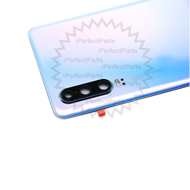 Задняя крышка для huawei P30 задняя крышка стеклянная батарея с объективом камеры Замена для huawei P30 Задняя крышка батареи