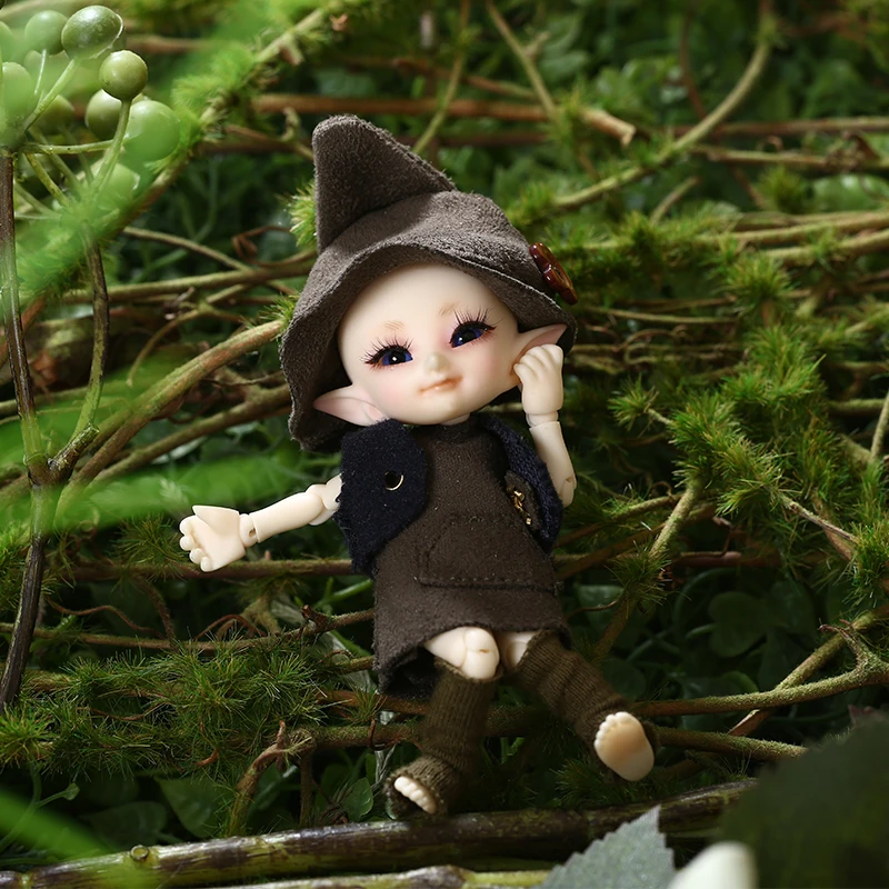 Новые поступления Realpuki Tyni Волшебная кукла BJD 1/13 розовый улыбка эльфы игрушки