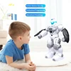 Smart Electric Remote Control Robot Gesture Sensing Programming Walk Glide Switch Fire Bullet Auto Demo Sing&Dance RC Robot Toy 6