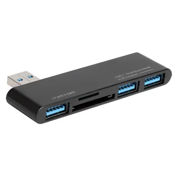 

Portable 5 in 1 USB 3.0 HUB Splitter Converter 5Gbps USB 3.0 for SD TF Card Reader Adapter for Desktop Laptop PC