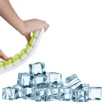 Силиконовые формы для льда, легкие силиконовые формы для льда, наборы, гибкие резиновые формы для льда для домашнего магазина, кухонный светильник, зеленый цвет