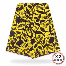 Анкара африканская ткань 12 ярдов Хлопок нигерийский стиль швейная африканская вощеная ткань принтом Гана для свадебного платья 11023