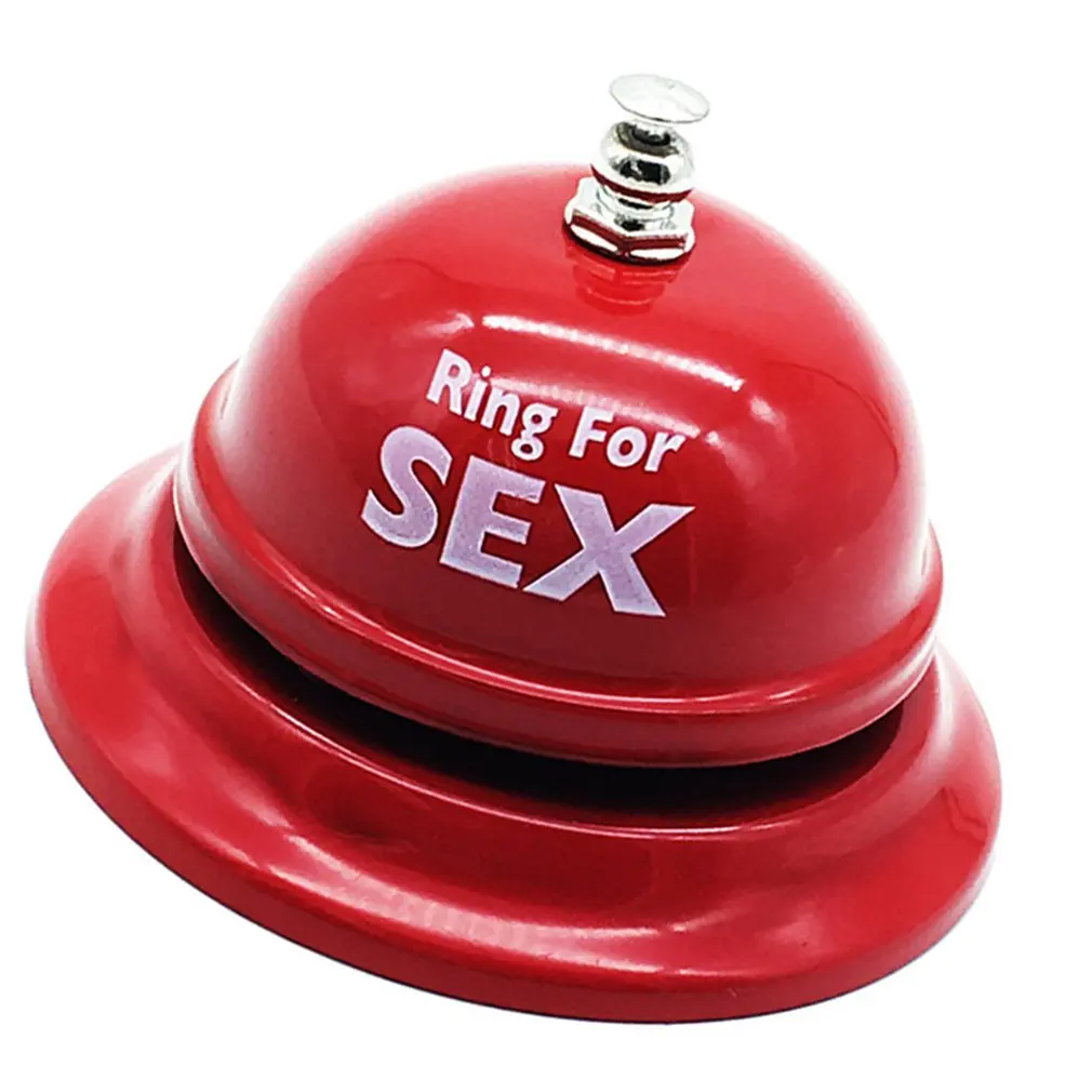 Big Fun Party Ring Bell Great Fun Creative Novelty Gag Gifts& Hilarious Valentines For A Party Romantic Gift For Lovers - Цвет: 2
